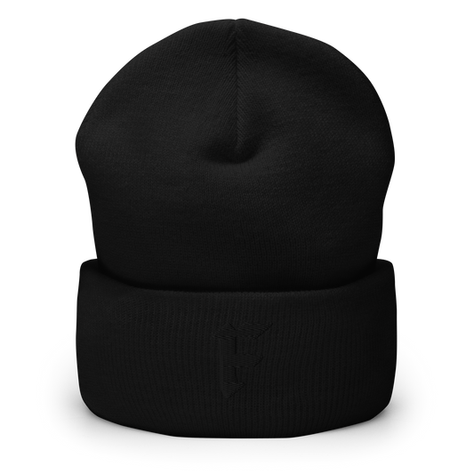 Cuffed Beanie (Blk Logo)